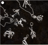 Kay Bojesen Jewellery Horse Necklace Silver Plated