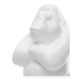 Kosta Boda Gabba Gabba Hey Glass Sculpture Small Cloudy White