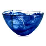 Kosta Boda Contrast Bowl Medium Blue