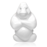 Kosta Boda Gabba Gabba Hey Glass Sculpture Small Cloudy White