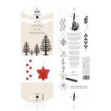 Lovi 5cm Hanging Stars Bright Red Set of 6