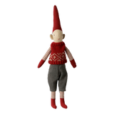 Maileg Pixy Boy Size 1 Red Knitted Vest