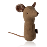 Maileg Lullaby Friends Mouse Rattle Light Umber