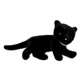 Maileg Plush Sleeping Kitten Medium Black