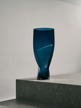 Orrefors Squeeze Vase Midnight Blue 50cm