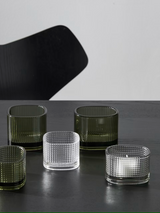 Orrefors Magica Votive Super Circle Green 5cm