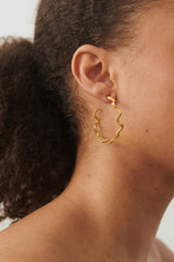 Pernille Corydon Hellir Hoops Large Gold