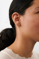 Pernille Corydon Bow Studs Gold
