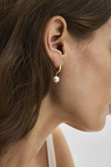 Pernille Corydon Pearl Blossom Earrings Gold