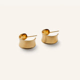 Pernille Corydon Medium Reflection Hoops Gold