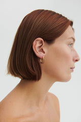 Pernille Corydon Stream Hoop Earrings Gold