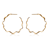 Pernille Corydon Hellir Hoops Large Gold
