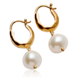 Pernille Corydon Pearl Blossom Earrings Gold