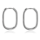 Pernille Corydon Soft Edge Huggies Silver