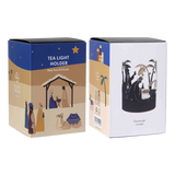 Pluto Nativity Tealight Holder Black
