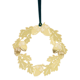 Pluto Hanging Oak Wreath Decoration Gold