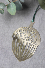 Pluto Hanging Acorn Decoration Gold