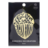 Pluto Hanging Acorn Decoration Gold