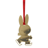 Pluto Hanging Decoration Miffy Skating Gold