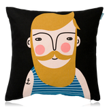 Spira of Sweden Face Cushion Cover Frank