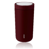 Stelton To Go Click Steel Cup Berry 0.4 Litre