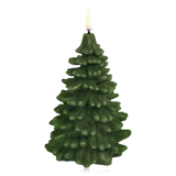 Uyuni Lighting LED Christmas Tree Candle Olive Green 10x15 cm