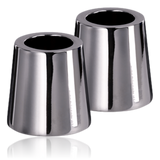 Uyuni Lighting Light Candle Holder Chrome (Mini Taper) Set of 2