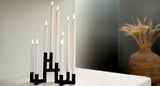 Uyuni Lighting Mini LED Taper Candle 2 Pack 1.3 x 25 cm Nordic White