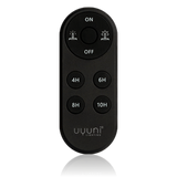 Uyuni Lighting LED Candle Remote Control Oval Black