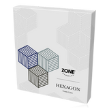 Zone Denmark 3 Piece Trivet Set Hexagon Grass/Mint/Liquorice