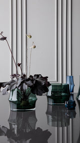 Holmegaard Arc Glass Plant Pot Green