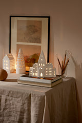 Kähler Urbania Lighthouse Manor White Ceramic