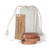 Iris Hantverk Cedar Discs in Cotton Bag