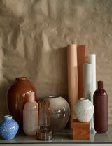 Broste Harald Handmade Glass Vase Light Pink