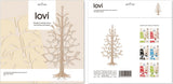 Lovi Spruce Tree 25cm Natural Wood