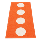 Pappelina Vera Rug Orange & Vanilla 70 x 150cm