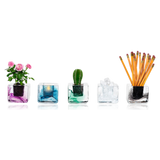 Kosta Boda Brick Votive Blue