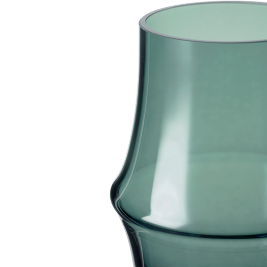 Holmegaard Arc Vase Dark Green