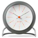 Arne Jacobsen Bankers Table Alarm Clock Dark Grey