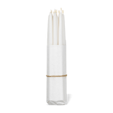 Broste Set of 10 Hand Dipped Tapers 12mm White