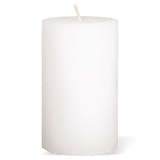 Broste Rustic Pillar Candle 7x13.5cm Pure White