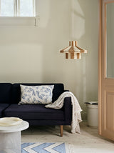 Broste Koi Cushion Cover Blue 40 x 60 cm With Pad