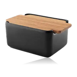 Eva Solo Ceramic Butter Dish With Oak Lid