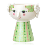 Bjørn Wiinblad Ceramic Eva Candle Holder Light Green 9.5cm