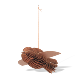 Broste Hanging Paper Bird Decoration Pompeian Red