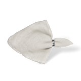 Broste Set of 4 Gracie Table Napkins Eco-Friendly Linen Light Grey