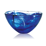 Kosta Boda Contrast Bowl Small Blue