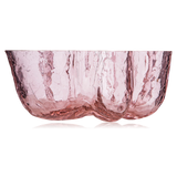 Kosta Boda Crackle Bowl Pink