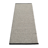 Pappelina Effi Rug Black & Vanilla 70 x 200cm