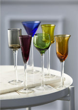 Lyngby Glas Set of 6 Multicoloured Shot Glasses